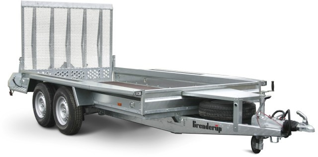 Brenderup Baumaschinentransporter MT3080STB 3000, 3,0 to. 308x152mm - Прицеп для спецтехники: фото 1