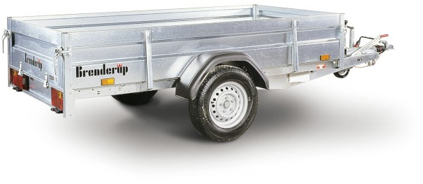 Brenderup Tieflader 2260S B Stahl, 1,3 to. 2580x1280x400mm - Прицеп для легкового автомобиля: фото 1