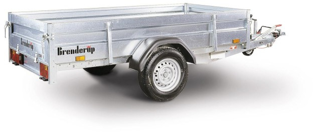 Brenderup Tieflader 2300S Stahl, 1,3 to. 3010x1530x400mm - Прицеп для легкового автомобиля: фото 1