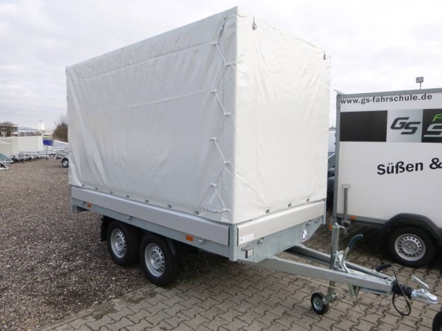 Hapert Azure H-2 Hochlader 3050 x 1600 x 300 mm, mit Plane 180 cm grau ZG 2,0 to. - Прицеп для легкового автомобиля: фото 1 Hapert Azure H-2 Hochlader 3050 x 1600 x 300 mm, mit Plane 180 cm grau ZG 2,0 to. - Прицеп для легкового автомобиля: фото 1