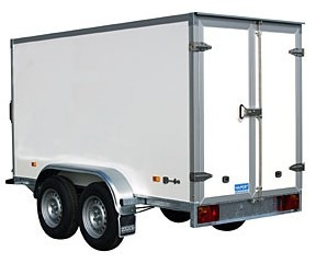 Hapert Sapphire L-2 300x150x180cm, ZG 2,0 to., Koffer Türe, glatte Wände - Прицеп-фургон: фото 1 Hapert Sapphire L-2 300x150x180cm, ZG 2,0 to., Koffer Türe, glatte Wände - Прицеп-фургон: фото 1