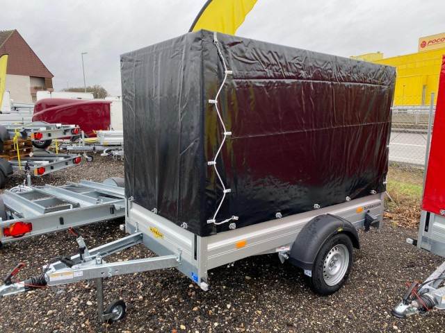 Humbaur HA 132513 mit KV, Hochplane 160 cm, 100 km/h 1300 kg, 2510 x 1310 x 350mm - Прицеп для легкового автомобиля: фото 1