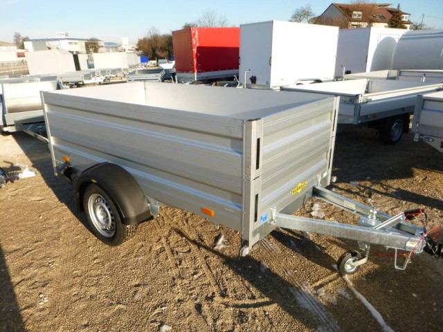 Humbaur HA 132513 mit KV und Bordwandaufsatz, 100 km/h 1300 kg, 2510 x 1310 x 350mm - Прицеп для легкового автомобиля: фото 1