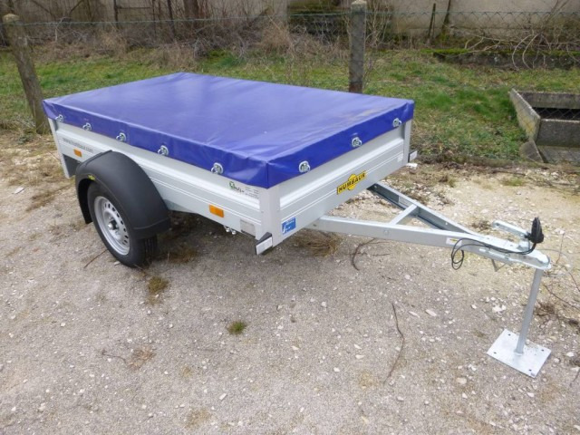 Humbaur HA 752111 mit Flachplane, 2050 x 1100 x 350 mm - Прицеп для легкового автомобиля: фото 1 Humbaur HA 752111 mit Flachplane, 2050 x 1100 x 350 mm - Прицеп для легкового автомобиля: фото 1