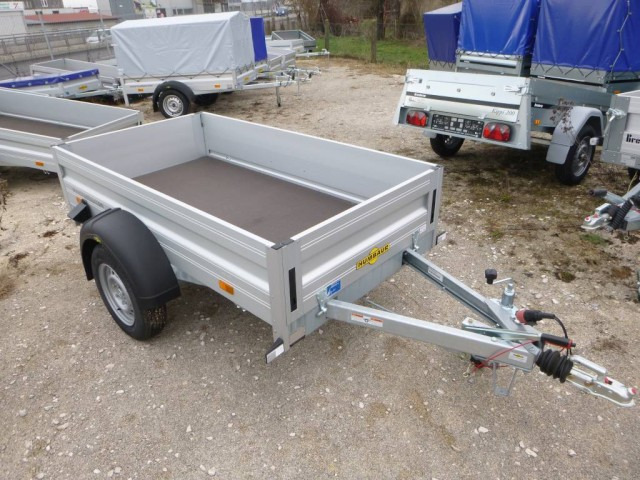 Humbaur HA 752111 mit KV, 750 kg gebremst, 2050 x 1100 x 350 mm - Прицеп для легкового автомобиля: фото 1 Humbaur HA 752111 mit KV, 750 kg gebremst, 2050 x 1100 x 350 mm - Прицеп для легкового автомобиля: фото 1