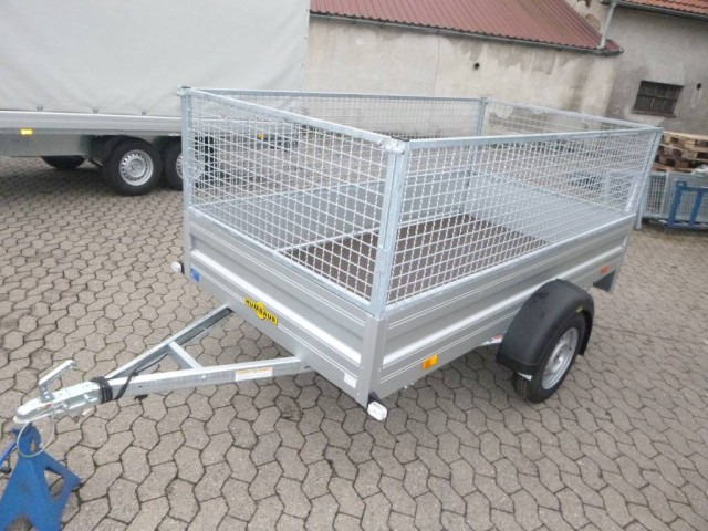 Humbaur HA 752513 mit Laubgitter, 750 kg, 2510 x 1310 x 350 mm - Прицеп для легкового автомобиля: фото 1