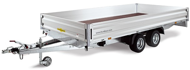 Humbaur HN 202616 Hochlader 2,0 to. 2650 x 1650 x 300 mm - Прицеп для легкового автомобиля: фото 1