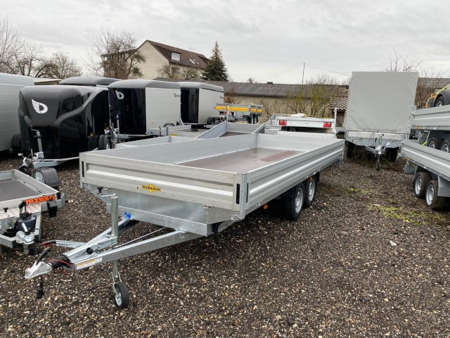 Humbaur HT 305221 GR Hochlader 3,0 to. 5220 x 2070 x 350 mm - Прицеп для легкового автомобиля: фото 1 Humbaur HT 305221 GR Hochlader 3,0 to. 5220 x 2070 x 350 mm - Прицеп для легкового автомобиля: фото 1