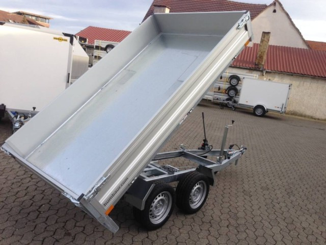 Humbaur HUK 273117 Heckkipper 2,7 t. 3140 x 1750 x 300 mm, E-Pumpe - Самосвальный прицеп: фото 1