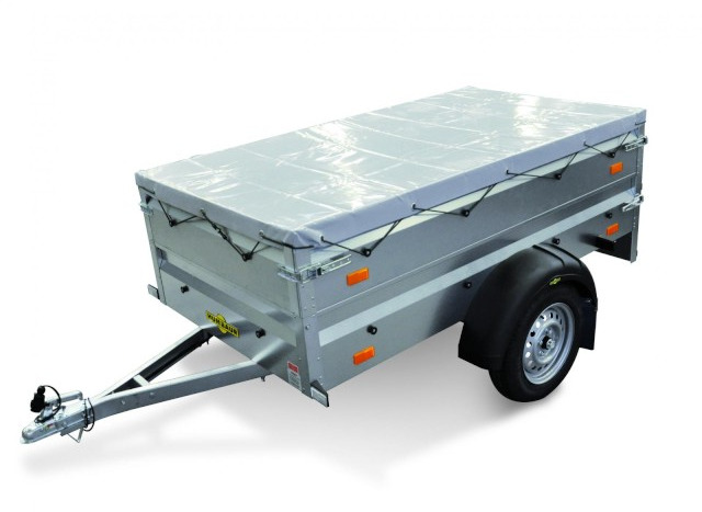 Humbaur Steely mit BW-Aufsatz+Flachplane 2050x1095x300mm - Прицеп для легкового автомобиля: фото 1 Humbaur Steely mit BW-Aufsatz+Flachplane 2050x1095x300mm - Прицеп для легкового автомобиля: фото 1