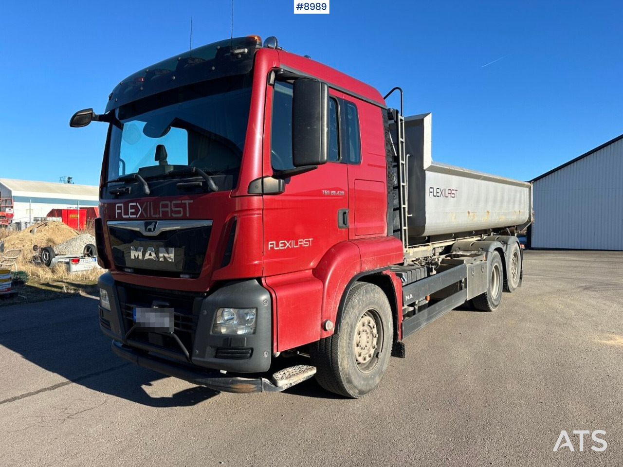 Hook lift MAN TGS 28.430 X2-4 BL with bed - Крюковой мультилифт: фото 1 Hook lift MAN TGS 28.430 X2-4 BL with bed - Крюковой мультилифт: фото 1
