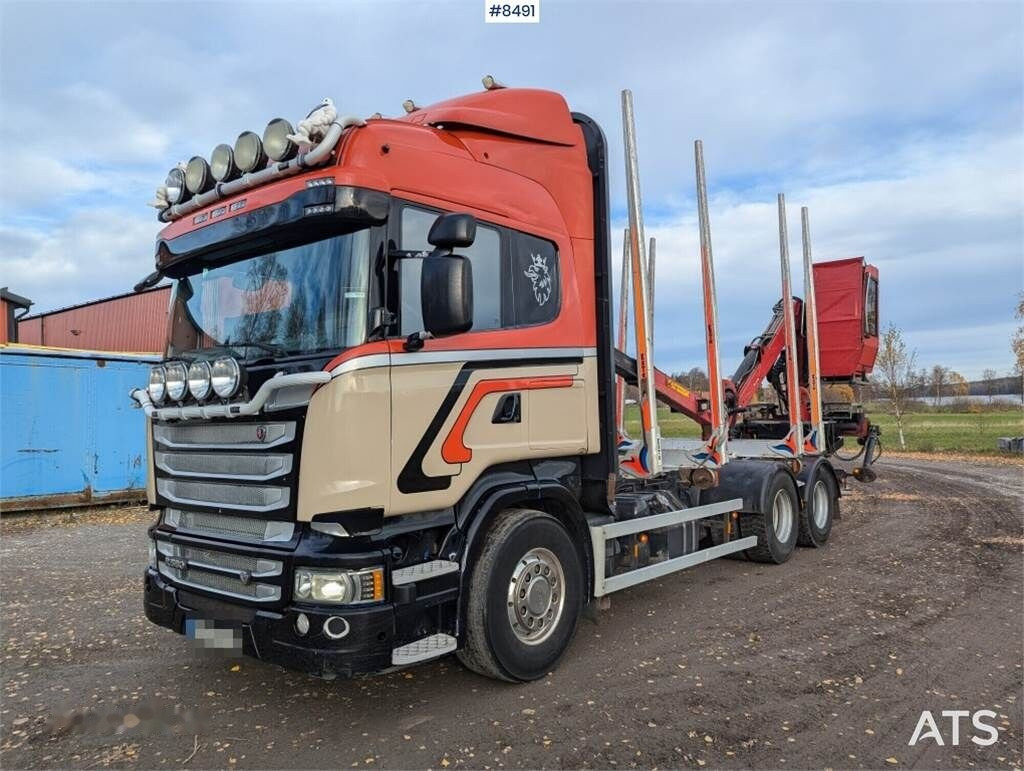 Scania R580 - Лесовоз: фото 1 Scania R580 - Лесовоз: фото 1