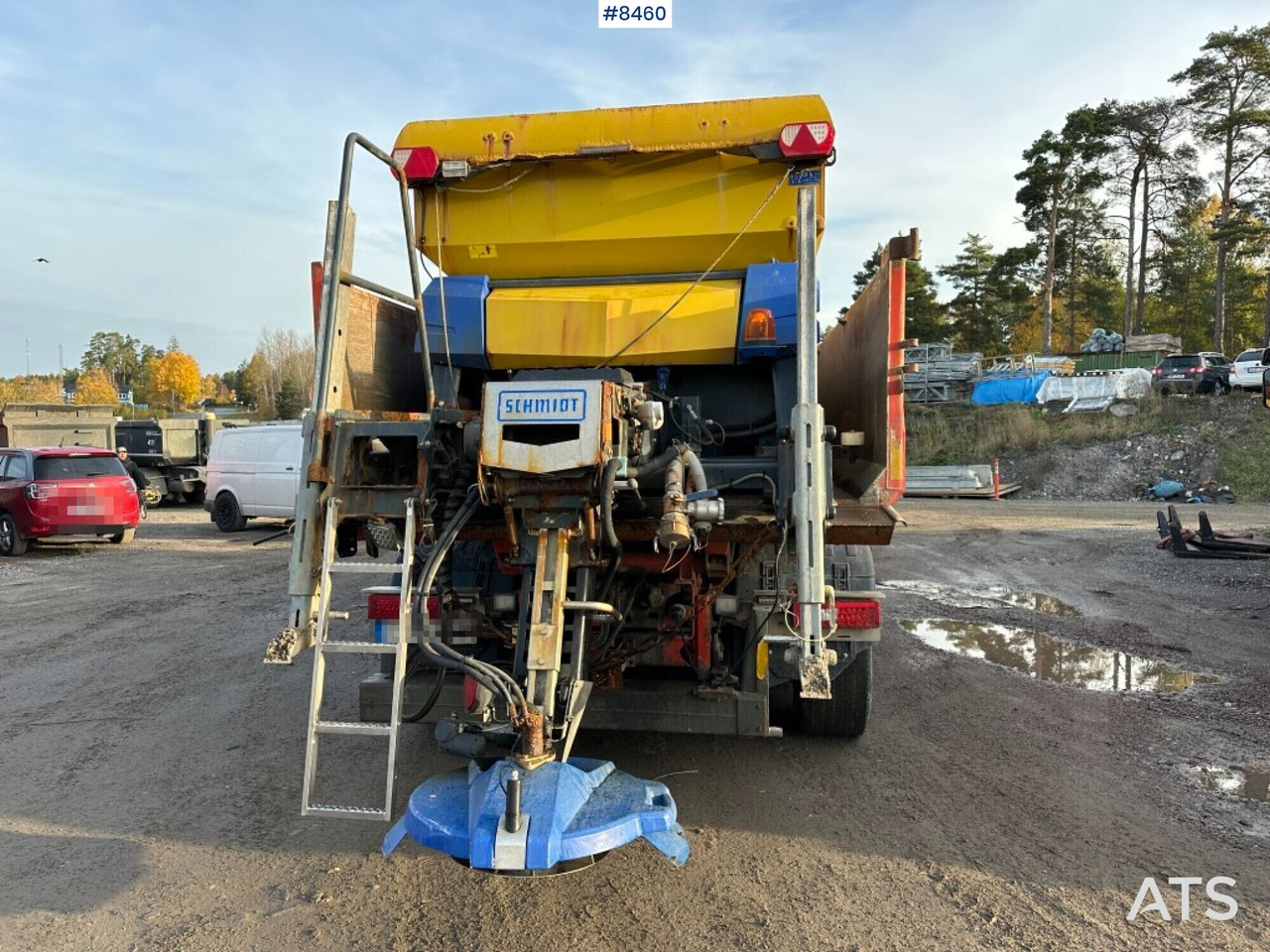 Tipper truck, Scania G410, Front plow, Salt spreader (See video) - Самосвал, Снегоуборочная машина: фото 4 Tipper truck, Scania G410, Front plow, Salt spreader (See video) - Самосвал, Снегоуборочная машина: фото 4