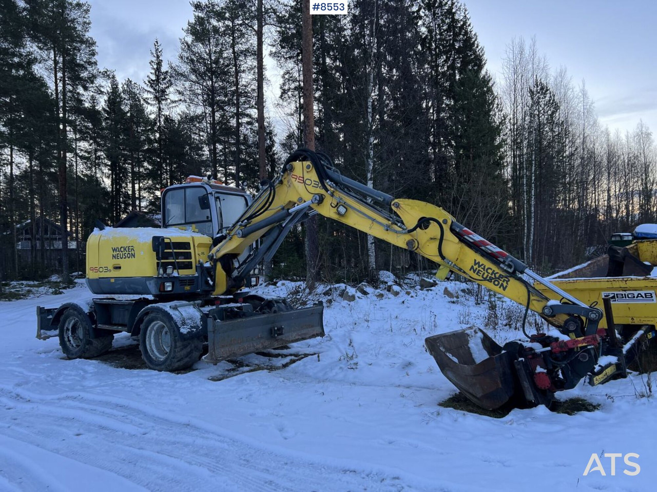 Wacker Neuson 9503 Wheeled excavator, wagon and gears - Колёсный экскаватор: фото 1 Wacker Neuson 9503 Wheeled excavator, wagon and gears - Колёсный экскаватор: фото 1