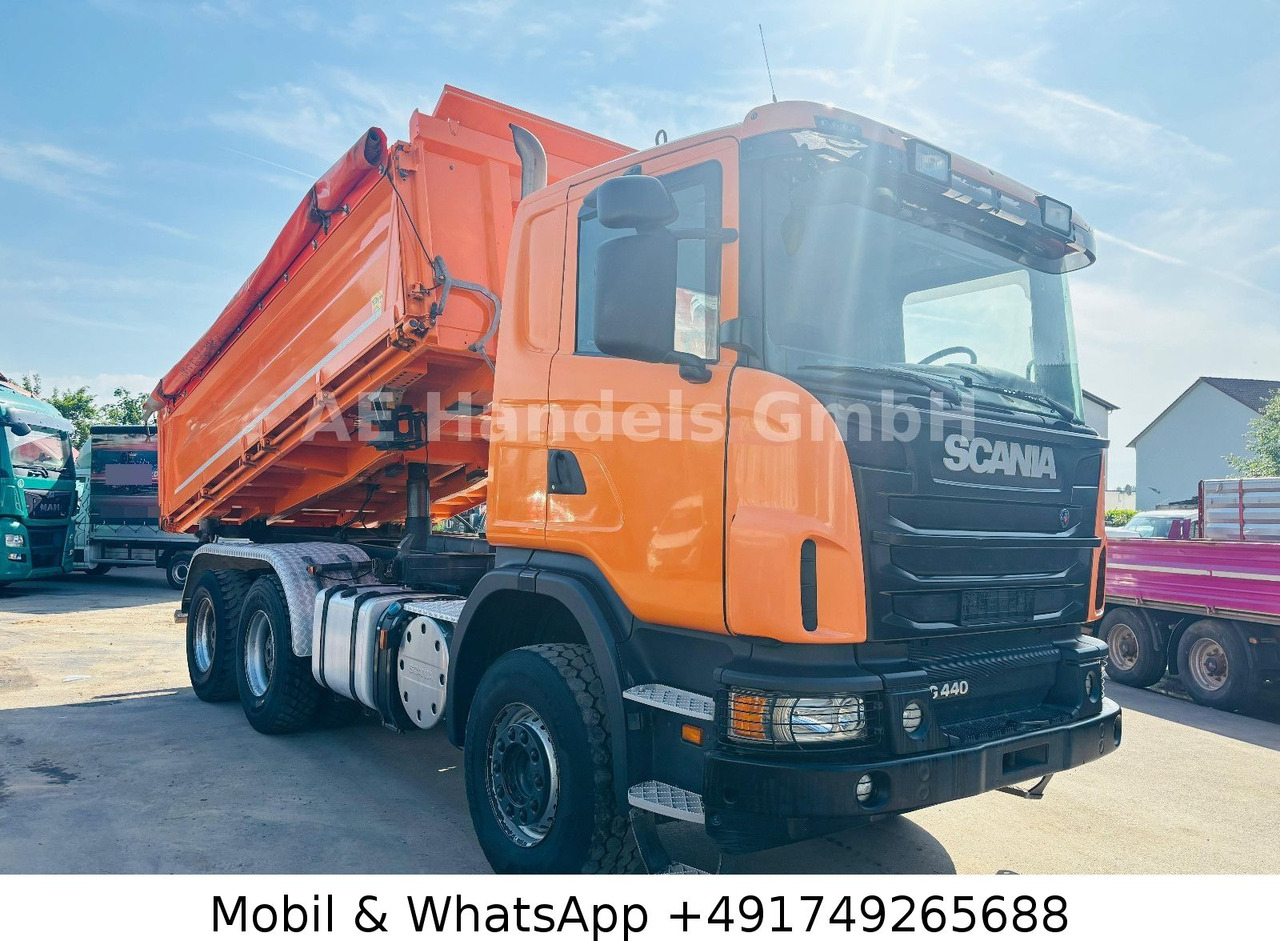 Scania G440 BB 6x4 *Retarder/MEILLER-11m³/AP/Rollplane - Самосвал: фото 1 Scania G440 BB 6x4 *Retarder/MEILLER-11m³/AP/Rollplane - Самосвал: фото 1