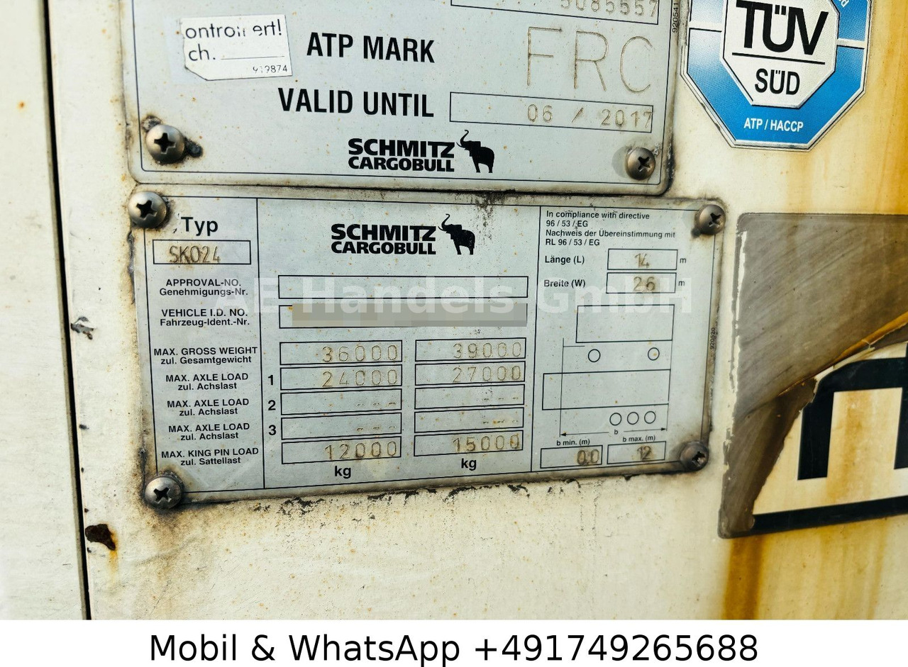 Schmitz Cargobull SKO 24/13.4 FP60 Cool *ThermoKing-SLX400/+-30° Schmitz Cargobull SKO 24/13.4 FP60 Cool *ThermoKing-SLX400/+-30° в лизинг Schmitz Cargobull SKO 24/13.4 FP60 Cool *ThermoKing-SLX400/+-30° Schmitz Cargobull SKO 24/13.4 FP60 Cool *ThermoKing-SLX400/+-30°: фото 19
