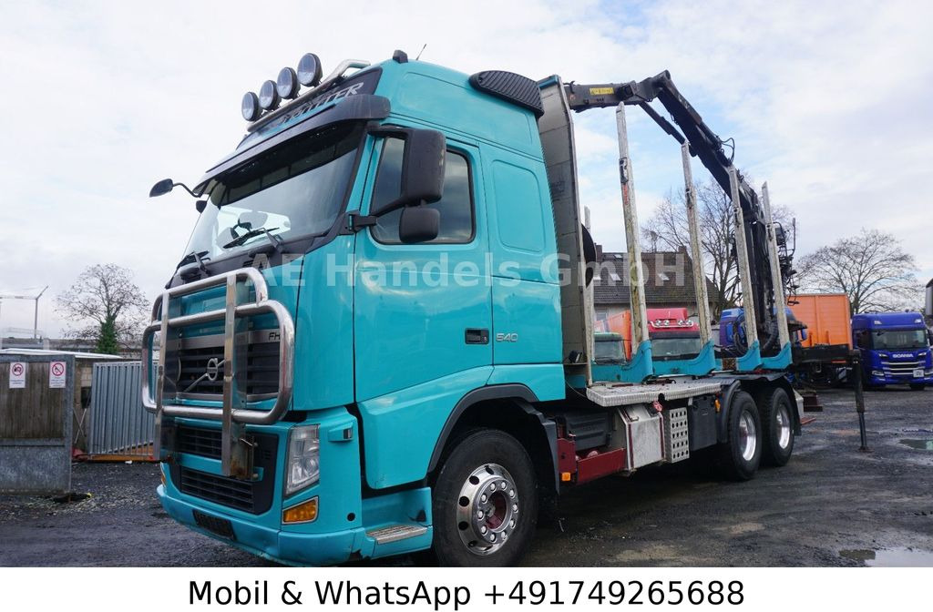 Volvo FH 540 Globe BL 6x4 Hiab 115z-80 *VEB+/AHK - Лесовоз, Автоманипулятор: фото 1 Volvo FH 540 Globe BL 6x4 Hiab 115z-80 *VEB+/AHK - Лесовоз, Автоманипулятор: фото 1