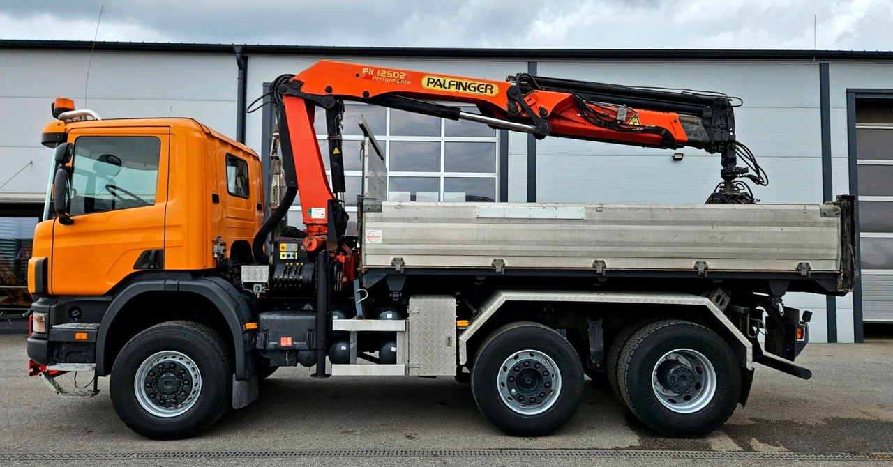 Scania P114 380 6x4-4 Palfinger PK12502 Kran Funk - Самосвал, Автоманипулятор: фото 3 Scania P114 380 6x4-4 Palfinger PK12502 Kran Funk - Самосвал, Автоманипулятор: фото 3