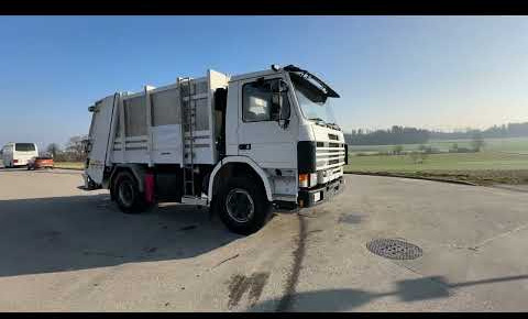 1997 Scania P93ML 4×2 / Kehrichtwagen - Мусоровоз: фото 1 1997 Scania P93ML 4×2 / Kehrichtwagen - Мусоровоз: фото 1