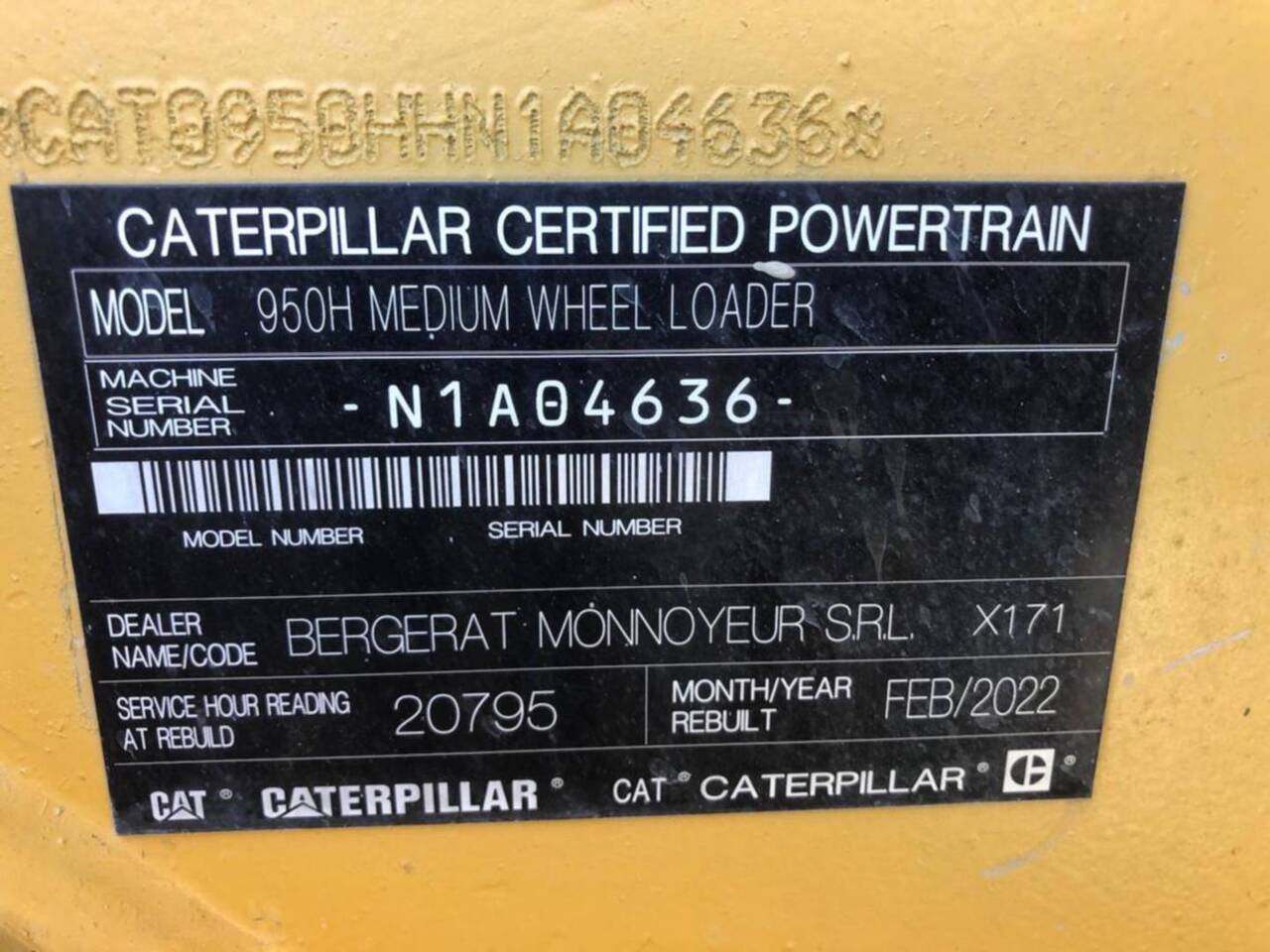 CAT 950 H в лизинг CAT 950 H: фото 6