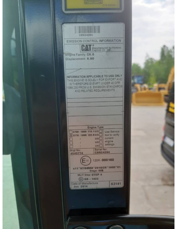 CAT 323EL в лизинг CAT 323EL: фото 8