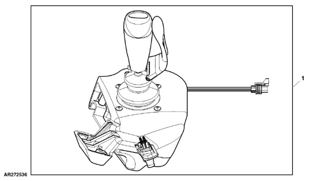 AR272536 John Deere 8345R - Zestaw układu sterowania - Кабина и интерьер для Тракторов: фото 1