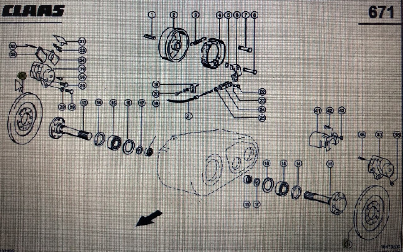 CLAAS 00 0750 052 1/Claas tarcza hamulcowa/Claas Lexion 580 630-620 750-740 465 570 - Тормозной диск для Сельскохозяйственной техники: фото 1