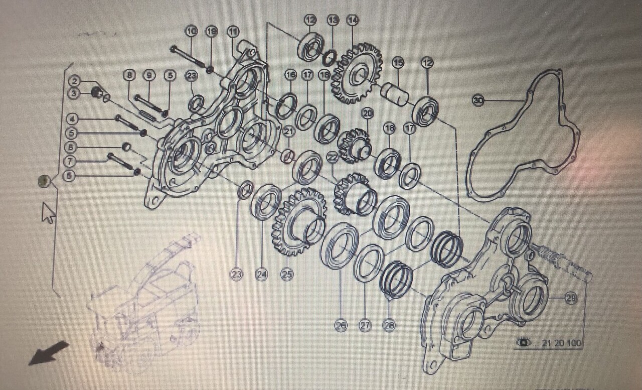 CLAAS 00 0987 434 1/Claas-przekladnia walców/Claas Jaguar 880-830 900-830 880-860 - Трансмиссия для Кормоуборочных комбайнов: фото 1