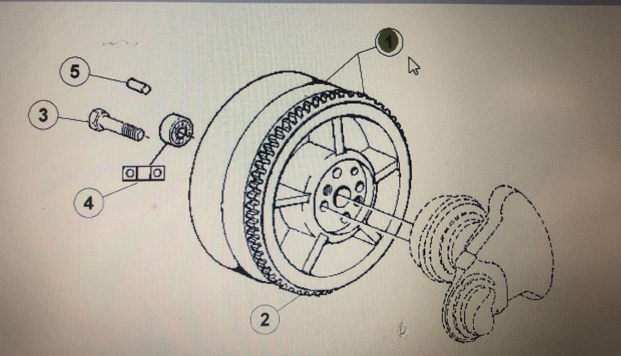 CLAAS 77 0005 375 1/Celtis-koło zamachowe silnika/Celtis 456 Farming 456-426 Cergos 355-335 - Маховик для Сельскохозяйственной техники: фото 1