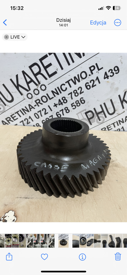 Case Magnum - koło zębate 87615782 - Коробка передач и запчасти: фото 1