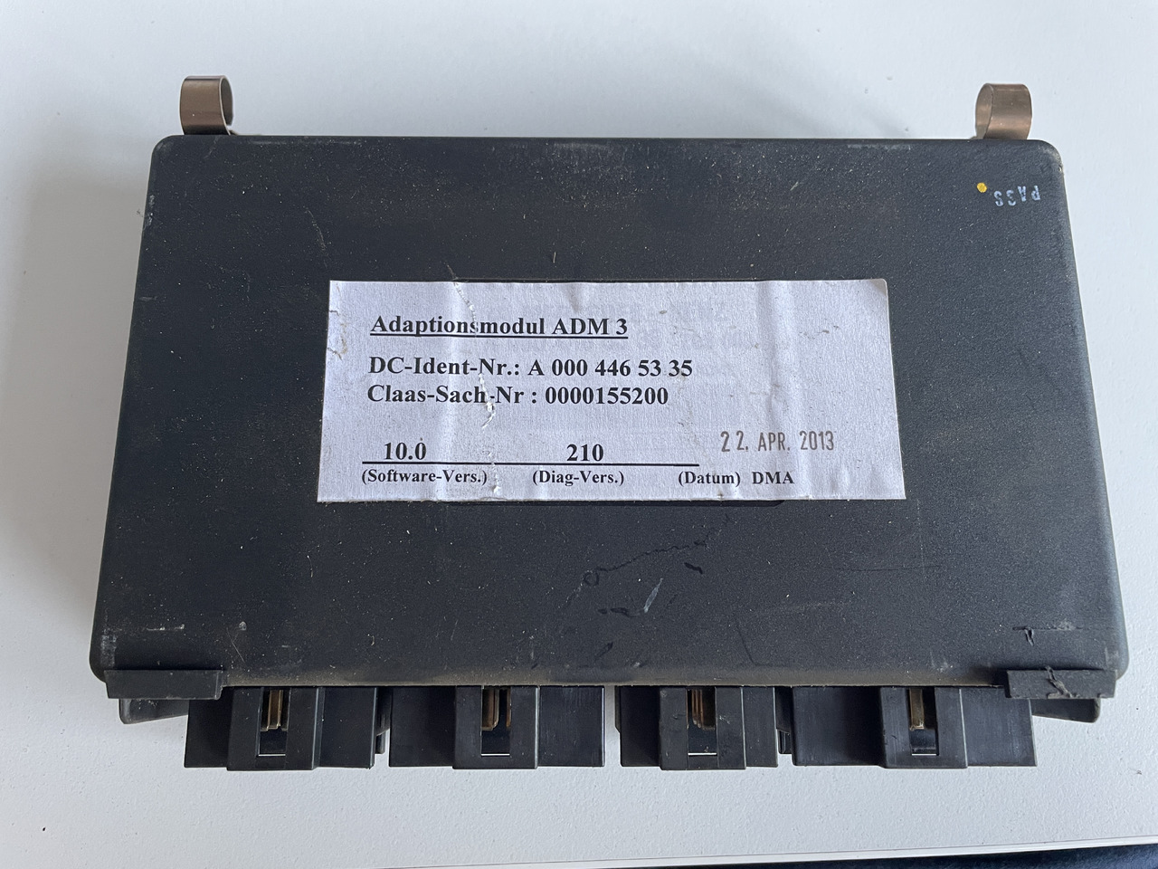 Claas Jaguar Lexion Tucano Mercedes - moduł sterownik ADM3 0000155200 A0004465335 - Электрическая система для Сельскохозяйственной техники: фото 1