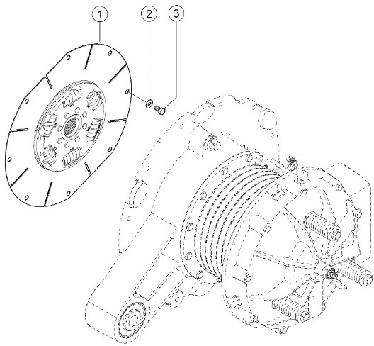 Claas Jaguar - silnik MAN D4276 - tłumik drgań 0018077350 - Двигатель и запчасти для Кормоуборочных комбайнов: фото 1
