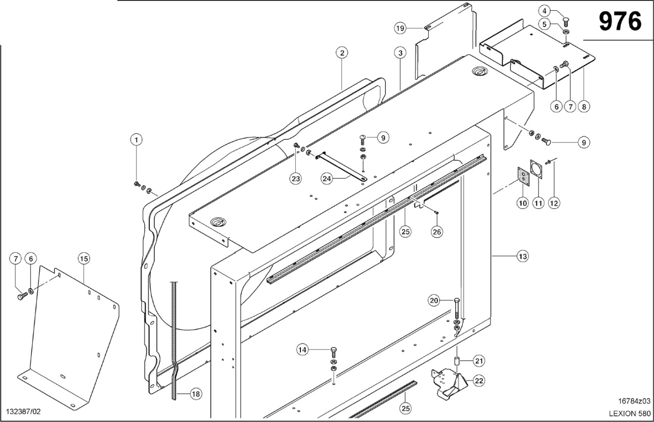 Claas Lexion 580 SZYB POWIETRZA  0007435371 (Szyb powietrza) - Система впуска для Зерноуборочных комбайнов: фото 1