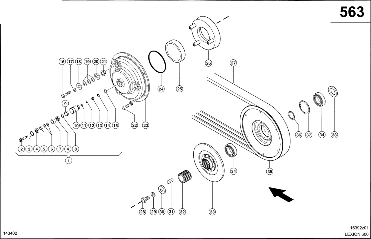Claas Lexion 600 TARCZA SPRZĘGŁA 0006288750 (Sprzęgło napędu przyrządu źniwnego) - Диск сцепления для Зерноуборочных комбайнов: фото 1 Claas Lexion 600 TARCZA SPRZĘGŁA 0006288750 (Sprzęgło napędu przyrządu źniwnego) - Диск сцепления для Зерноуборочных комбайнов: фото 1