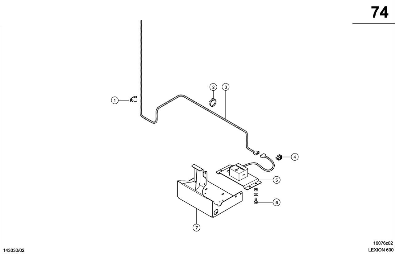 Claas Lexion 600 WIĄZKA KABLI 0000148363 (Elektryka, kwantymetr - czujnik nachylenia) - Сенсор для Сельскохозяйственной техники: фото 1 Claas Lexion 600 WIĄZKA KABLI 0000148363 (Elektryka, kwantymetr - czujnik nachylenia) - Сенсор для Сельскохозяйственной техники: фото 1