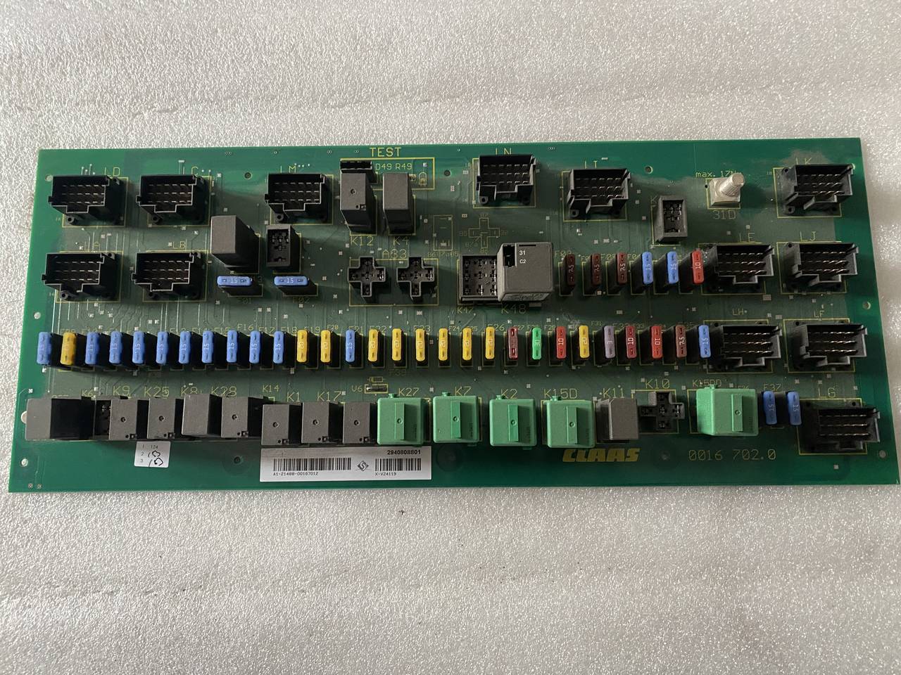 Claas Płyta Bezpieczników | Modułów 0016702.0 - Предохранитель для Сельскохозяйственной техники: фото 1