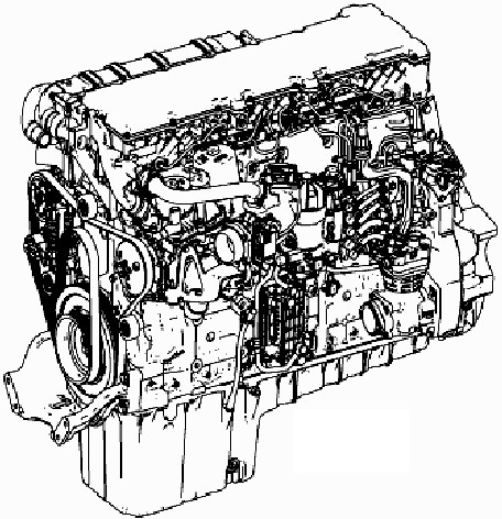 Claas Xerion 4000 Mercedes OM470 - blok silnika shortblock - Блок цилиндров для Сельскохозяйственной техники: фото 1
