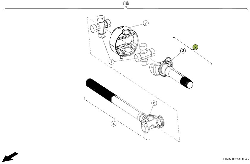 Claas Xerion 4000 - mechanizm róźnicowy dyferencjał - oś wtykana 0014996660 - Дифференциал для Сельскохозяйственной техники: фото 1
