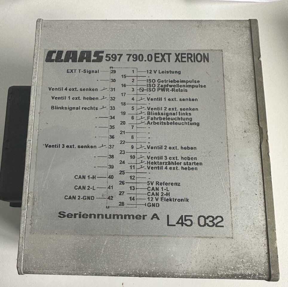 Claas Xerion Moduł / Sterownik EXT 597 790.0 | 597 790 .1 | 597 7900 .2 - Блок управления для Тракторов: фото 1