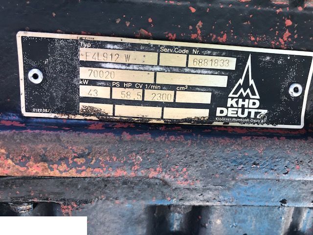 Deutz F4L912W  - Blok - Блок цилиндров для Сельскохозяйственной техники: фото 1