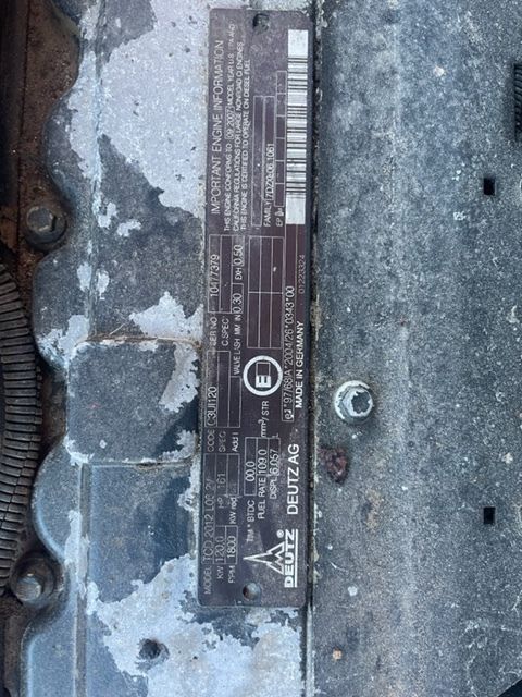 Deutz TCD2012L062V , TCD 2012 L06 2V silnik sprawny 100% gwarancja - Двигатель для Сельскохозяйственной техники: фото 1