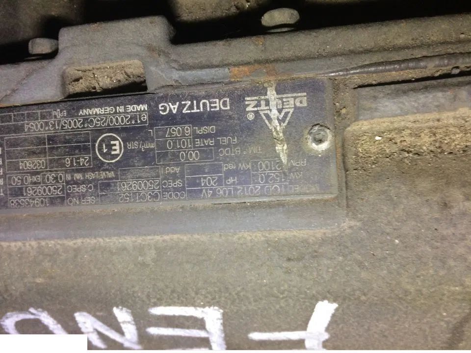 Fendt 718 - Silnik TCD2012L064V - Двигатель для Сельскохозяйственной техники: фото 1 Fendt 718 - Silnik TCD2012L064V - Двигатель для Сельскохозяйственной техники: фото 1