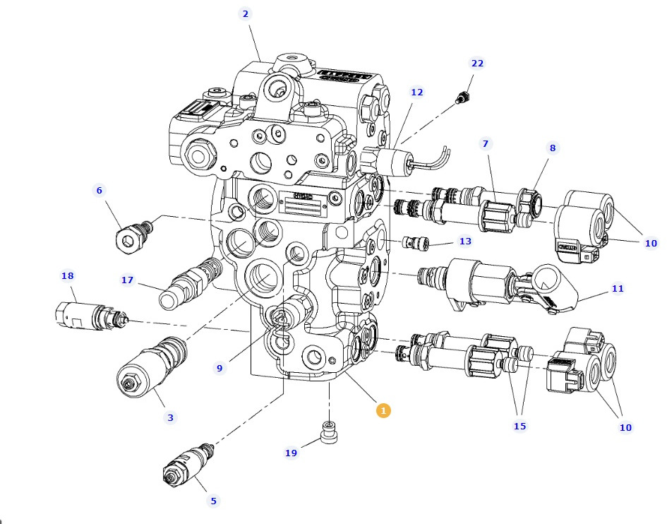 Fendt 828 Vario - blok zaworów zaworowy G835960025016 - Двигатель и запчасти для Сельскохозяйственной техники: фото 1
