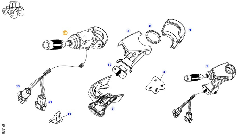 Fendt 828 Vario - przełącznik zespolony F931901020170 - Кабина и интерьер для Сельскохозяйственной техники: фото 1 Fendt 828 Vario - przełącznik zespolony F931901020170 - Кабина и интерьер для Сельскохозяйственной техники: фото 1