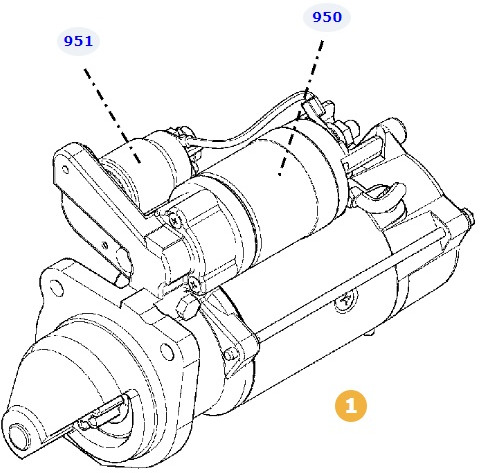 Fendt 828 Vario - rozrusznik F340900060010 - Стартер для Сельскохозяйственной техники: фото 1 Fendt 828 Vario - rozrusznik F340900060010 - Стартер для Сельскохозяйственной техники: фото 1