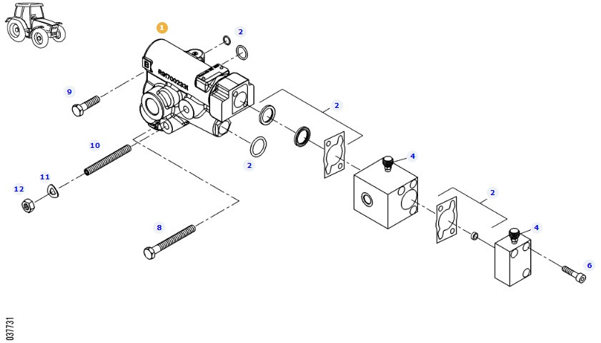 Fendt 828 Vario - zawór hamulcowy przyczepy G835950030011 - Тормозной клапан для Сельскохозяйственной техники: фото 1 Fendt 828 Vario - zawór hamulcowy przyczepy G835950030011 - Тормозной клапан для Сельскохозяйственной техники: фото 1