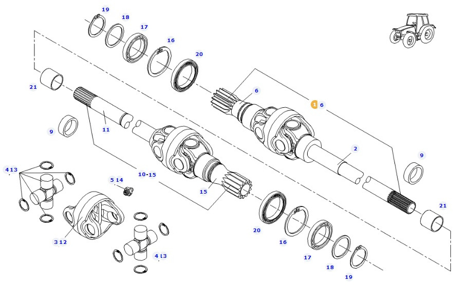 Fendt 927 930 933 936 - półoś kompletna prawa G926301020040 - Приводный вал для Сельскохозяйственной техники: фото 1 Fendt 927 930 933 936 - półoś kompletna prawa G926301020040 - Приводный вал для Сельскохозяйственной техники: фото 1