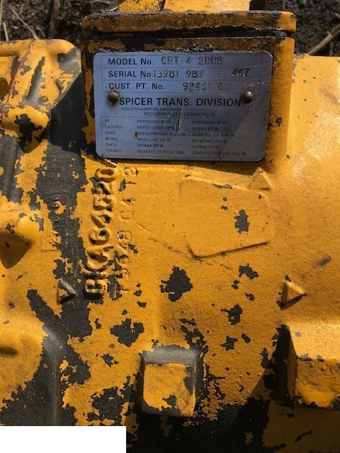 JCB 3cx Spicer CRT 4 2008 [CZĘŚCI] - Коробка передач для Экскаваторов-погрузчиков: фото 1