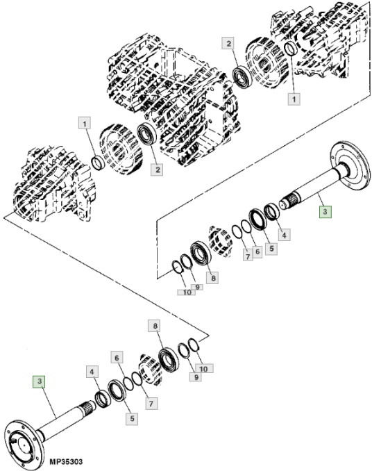 John Deere 3120 3320 3520 3720 - oś tylna - półoś LVU801535 - Приводный вал для Сельскохозяйственной техники: фото 1 John Deere 3120 3320 3520 3720 - oś tylna - półoś LVU801535 - Приводный вал для Сельскохозяйственной техники: фото 1