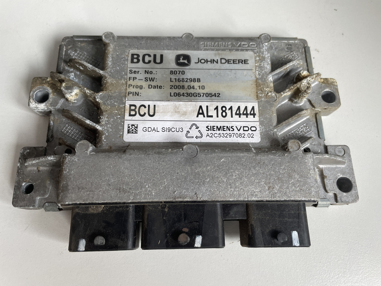 John Deere 6030 6230 6430 - moduł sterownik BCU zaczepu hitcha AL181444 - Блок управления для Сельскохозяйственной техники: фото 1 John Deere 6030 6230 6430 - moduł sterownik BCU zaczepu hitcha AL181444 - Блок управления для Сельскохозяйственной техники: фото 1